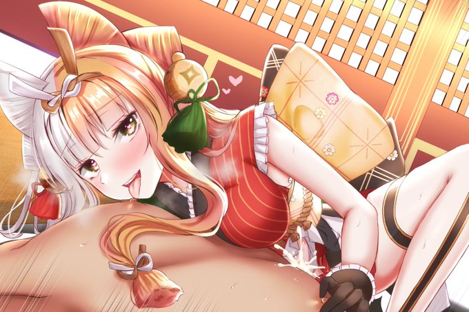 依頼絵-いやらしい阿国さん 