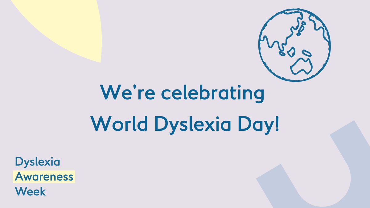 Celebrate #WorldDyslexiaDay with the British Dyslexia Association #DAW22 🌎