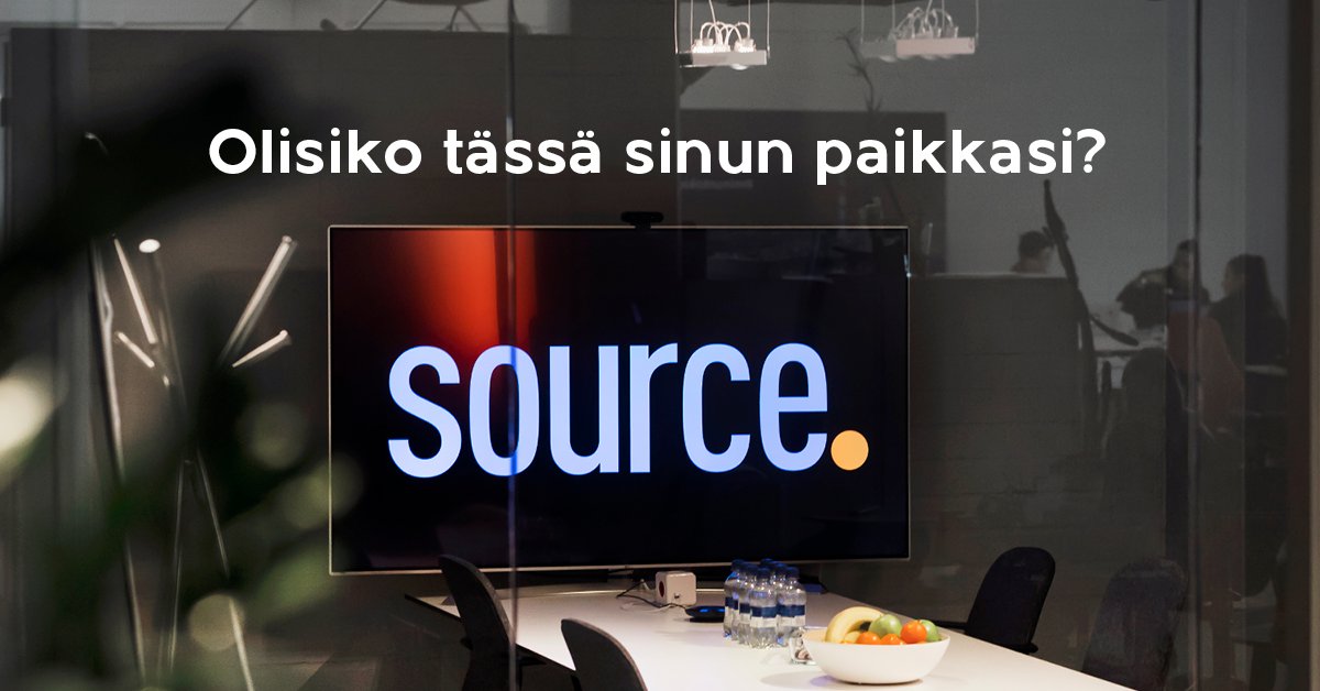 Olisiko tässä sinun paikkasi?🤔
Haemme nyt Sourcelle viestinnän ja markkinoinnin harjoittelijaa osaksi tiimiämme ideoimaan ja tuottamaan monipuolisesti erilaisia sisältöjä asiakkaillemme. 

Lue lisää ja hae meille harjoitteluun osoitteessa source.fi/ajankohtainen/… 

#harjoittelu