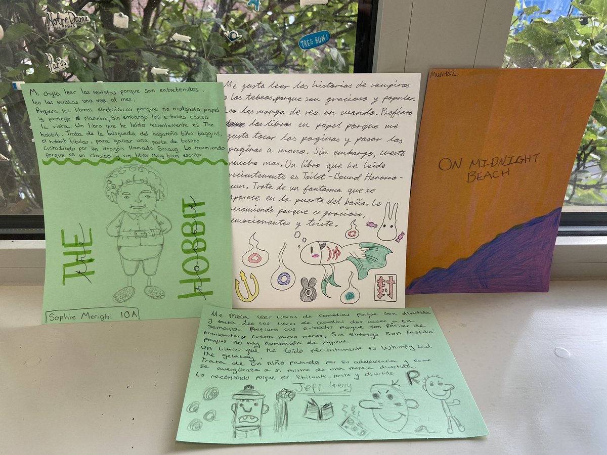 CA__MFL's tweet photo. How to make a ✍️ task on "Leer es un placer" more appealing. 1️⃣Students choose a book they like 2️⃣Teach them how to write book recommendations in the TL 3️⃣Create and swap postcards with your recommendations so everybody takes a new one home 📖 #mfltwitterati https://t.co/aajrThqmby