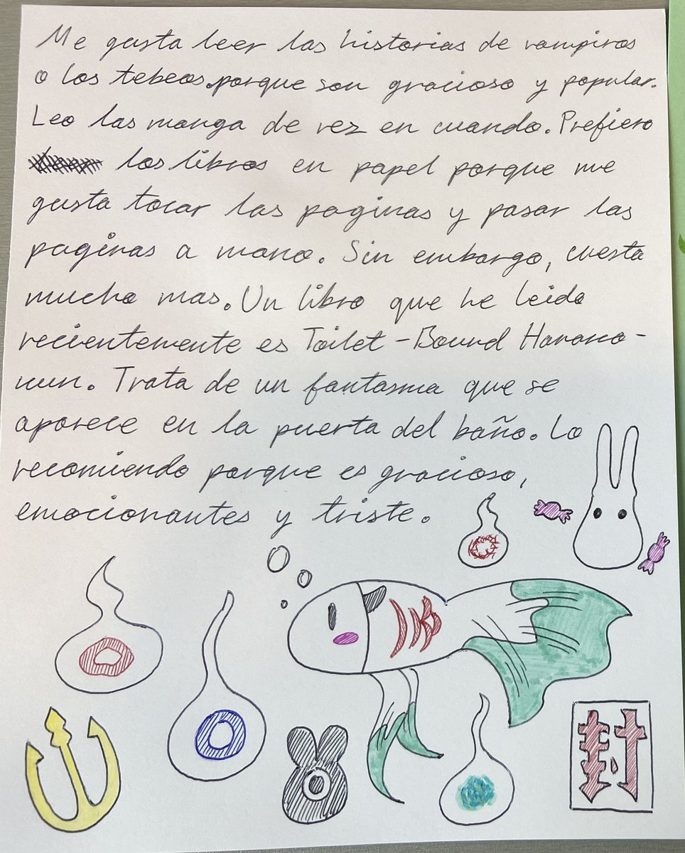 CA__MFL's tweet photo. How to make a ✍️ task on "Leer es un placer" more appealing. 1️⃣Students choose a book they like 2️⃣Teach them how to write book recommendations in the TL 3️⃣Create and swap postcards with your recommendations so everybody takes a new one home 📖 #mfltwitterati https://t.co/aajrThqmby