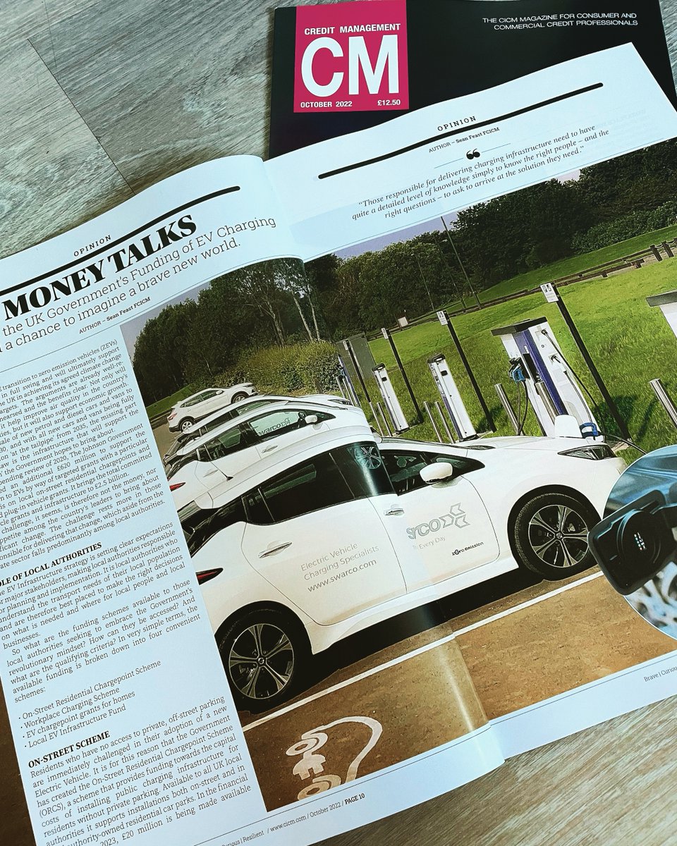 The October cover story – Money Talks - breaks down the Government’s #EV infrastructure funding strategy and how it can help achieve climate change targets and boost economic growth, with advice and thoughts from Anne Buckingham of <a href="/SWARCO_Charging/">SWARCO Smart Charging - Formerly eVolt</a> #ElectricCars  #vwid3 #tesla