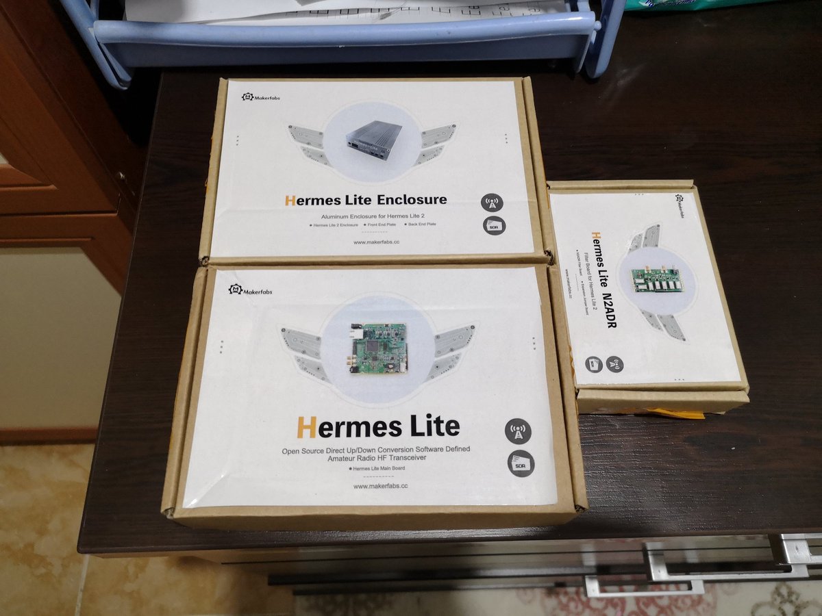 _TA4A's tweet photo. Arrived Hermeslite2 im very happy #hermes-lite #Hermeslite2 #SDR https://t.co/Ce0cVnhLah
