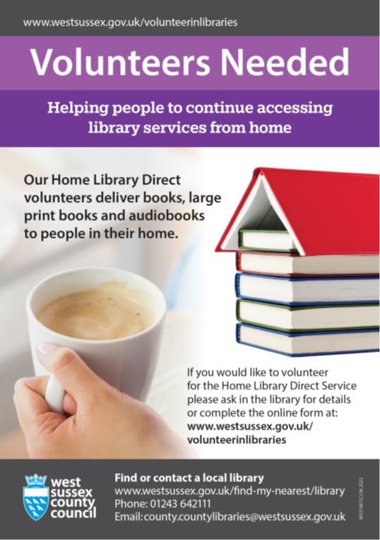 CrawleyCAction's tweet photo. Can you spare your extra time for the Libraries?
There are people who need your help to borrow books from the libraries. #Crawley & #Broadfield libraries are looking for volunteers to deliver books to people in their home.
Read more: https://t.co/2rFuRgWP6y https://t.co/yP1Fy6zCao