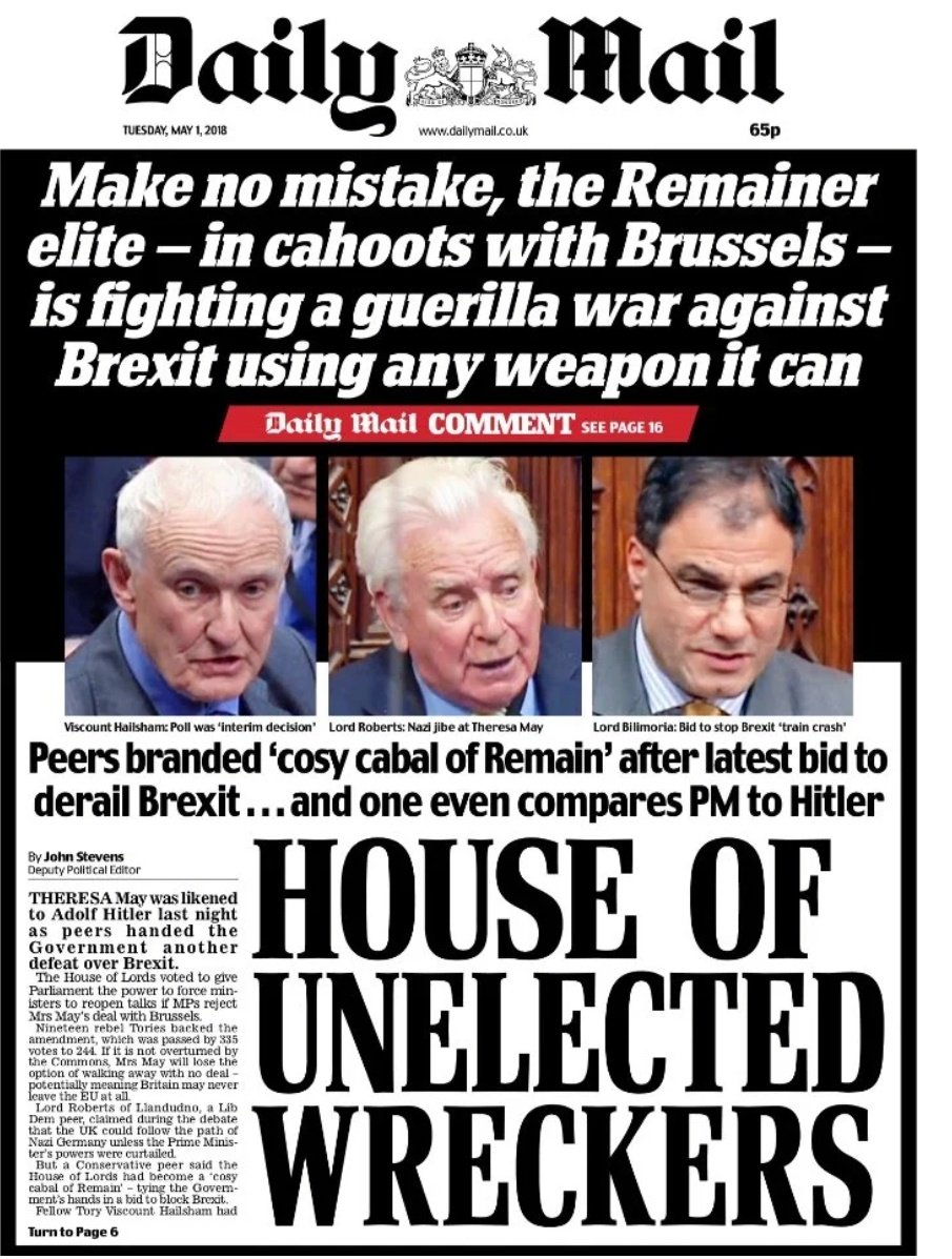 As the Mail's Paul Dacre looks set to head off to the House of Lords here's a look back at some of his most famous front pages.