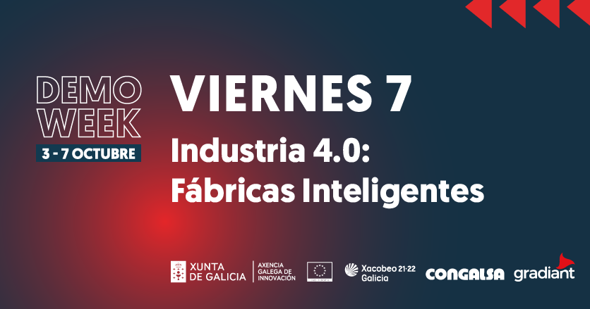 Gradiant's tweet photo. Y cerramos la #Demoweek con una jornada muy especial dedicada a la #IndustriaInteligente, en la que conversaremos sobre los retos de la #IA en la #industria. Un área en la que contamos con el "know-how" de proyectos como #Congalsa40, #Facendo40 o #Sea2Table
@axenciaGAIN https://t.co/AL5BDJo7sy