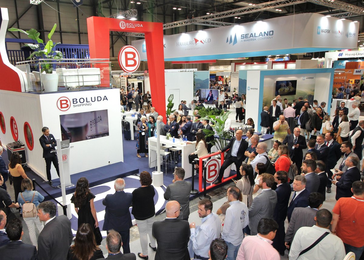 BoludaCM's tweet photo. #BoludaShipping cierra su presencia en #FruitAttraction con un fortalecimiento de su servicio #DailyCanarias, línea operada por #BoludaLines que ha dado un fuerte impulso al transporte refrigerado entre la Península y Canarias. #FreshFoodLogistics
https://t.co/kB8qIldHAL https://t.co/1K8Cdd59XK