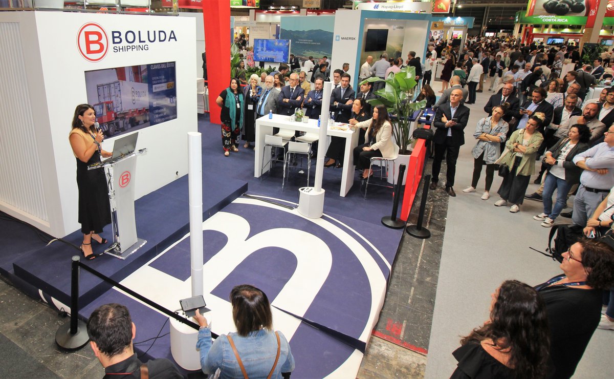 BoludaCM's tweet photo. #BoludaShipping cierra su presencia en #FruitAttraction con un fortalecimiento de su servicio #DailyCanarias, línea operada por #BoludaLines que ha dado un fuerte impulso al transporte refrigerado entre la Península y Canarias. #FreshFoodLogistics
https://t.co/kB8qIldHAL https://t.co/1K8Cdd59XK
