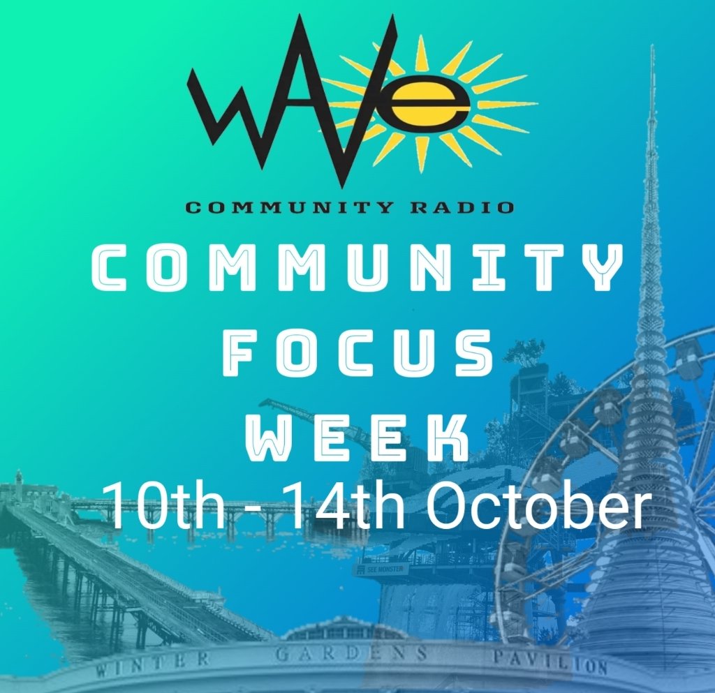 WaveWsM's tweet photo. #CommunityFocusWeek starts from Monday and we will be live from @seemonsteruk from 1pm. Highlights for the week include @CultureWeston @lionsofwsm @wsmfoodbank @BanwellWi and much more! #westonsupermare #northsomerset #communityradio #seemonster https://t.co/ihDQ0SmA5N