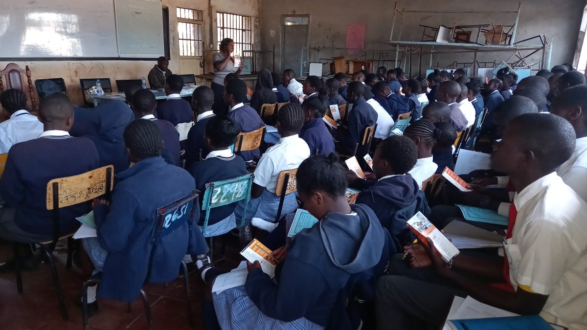 ManagementUNI's tweet photo. Career talk at Kibiko Secondary School in Kajiado County. We look forward to mentoring young leaders with the marketable courses we offer.
#Career
#KaribuMua
#enablingfutures
#impactingprogress https://t.co/DwO8d15jDf