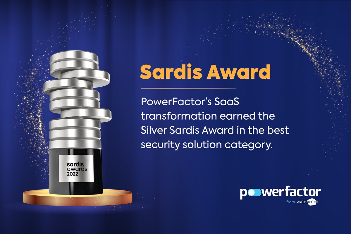 PowerFactor1's tweet image. Awards crown our achievements. 

#SaaS #MFA #appsecurity