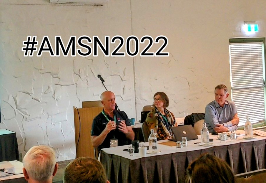 PWaryszak's tweet photo. "Not one➡️way science➡️policy street but everyone can be co-creator of knowledge" - golden comment by @danfriess at sci-pol-prac #AMSN2022 workshop
📸 Of the other side of the panel 😎⬇️ https://t.co/gK1HImNr09