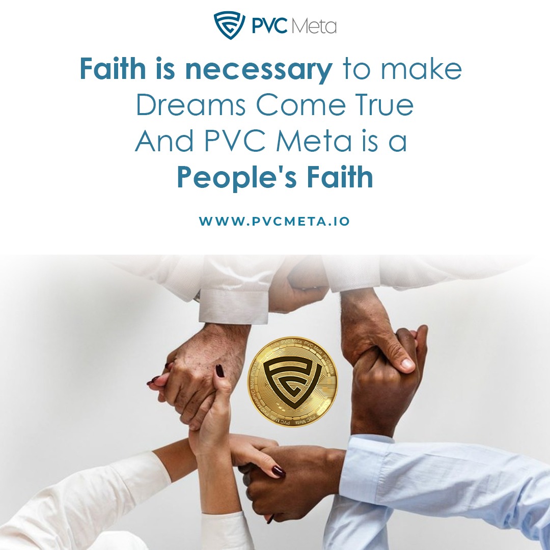 PvcMeta's tweet photo. Faith is  necessary to make dreams come true and PVC matter is a people's faith

⭐ Also Connect with us on ⭐

✅Facebook: https://t.co/DHS7U6msns
✅Instagram: https://t.co/mfMoNp5ySi

 🌎 https://t.co/qzQ3zopxEv 

#pvcmeta #meta #metaverse #cryptocurrency #cryptocurrencynews https://t.co/pPttW7sGUf