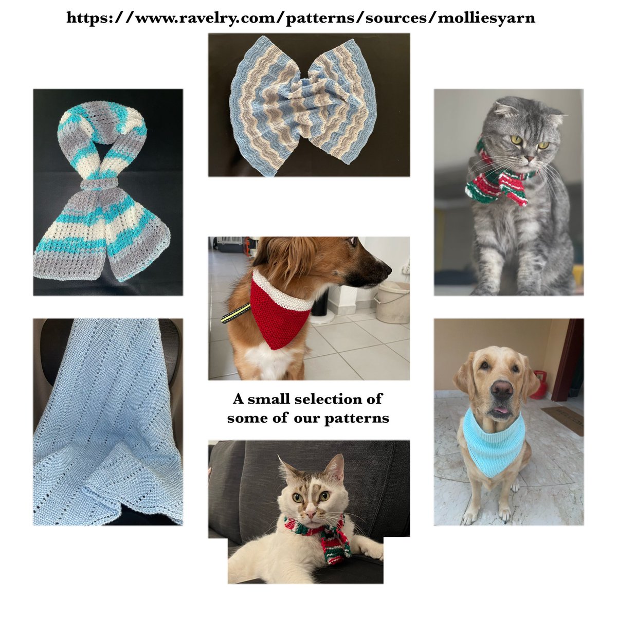 Being a rescue pup myself Momny and I like to give back to the community.  You supporting my store means I can support our local shelters more.  ravelry.com/patterns/sourc…