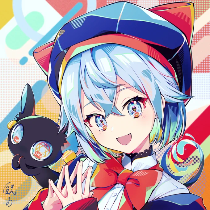 少し前になりますが、かわ様(@ kwavies)のイラスト制作及びキャラデザをさせていただきました!ご依頼ありがとうございました 