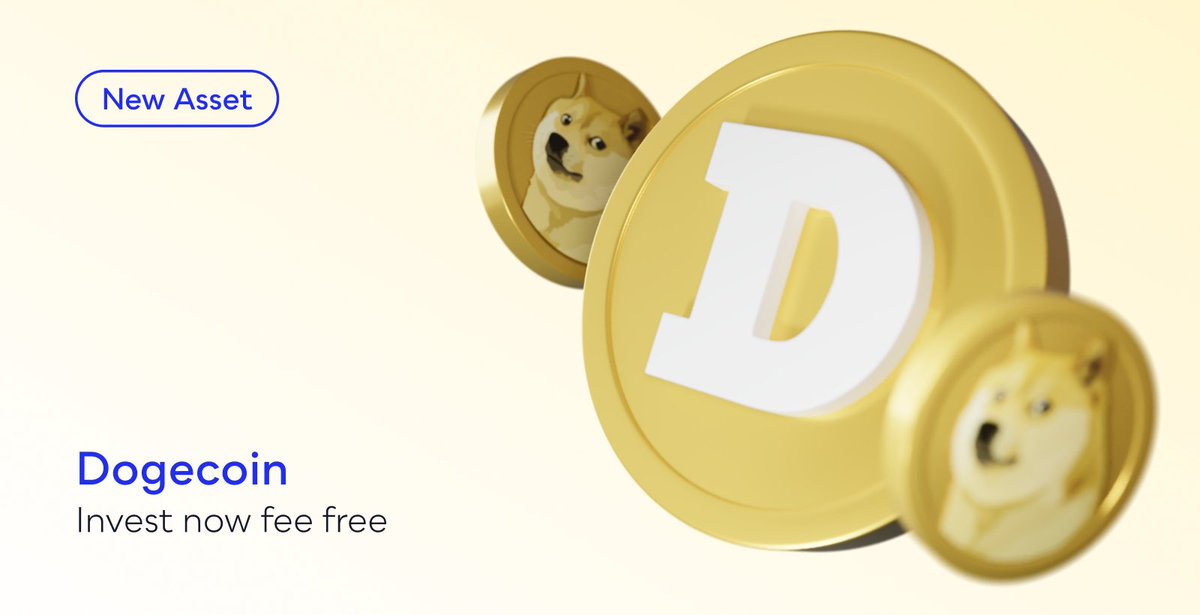 Altifyinvest's tweet photo. We've let the DOGE out! 

Dogecoin’s exponential rise in popularity has made it the 10th largest crypto asset by market capitalisation.

Invest in the billion dollar memecoin fee free until 13 October 2022: https://t.co/8Tmy2tZuzp

#doge #dogecoin #memecoin #crypto #feefree https://t.co/sXGQrO28Gi