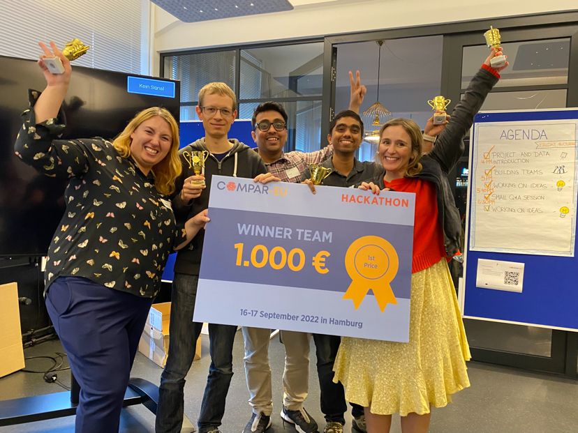 MPSDHamburg's tweet image. 🏆Our computational scientists Martin Lang, Ashwin Kumar and Kevin Yanes Garcia win the @COMPAR_EU healthcare hackathon with an #AI-based data collection solution!😀Congratulations to you and all the team members! 💐 More info: bit.ly/3yn4k3p
@OptiMedis #dataScientist