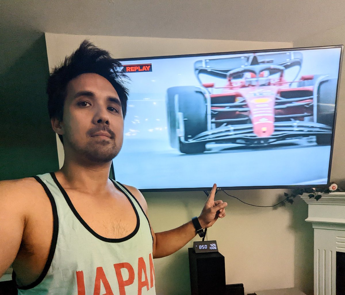 Synistar's tweet photo. @SkySportsF1 Watching at home in Los Angeles. First one I am able to watch live!!! https://t.co/PHGADjfQ2Z