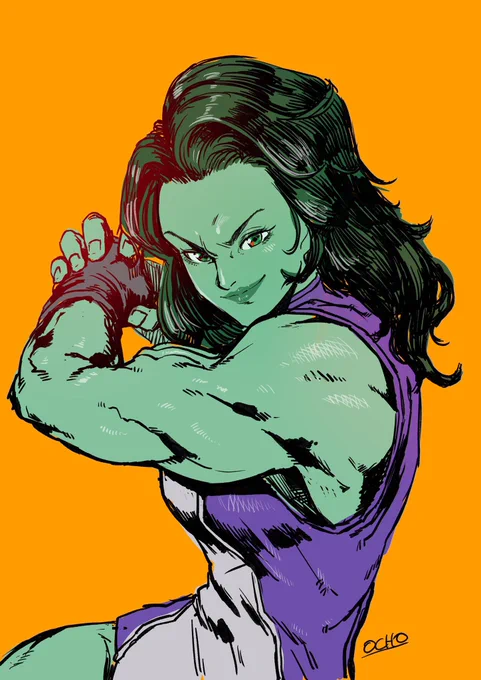 本当おもろい…マーベルドラマで一番おもろいかもしれん…#シーハルク #SheHulk 