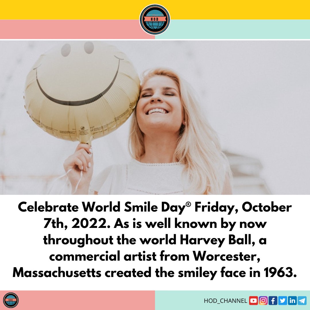 hod_channel_'s tweet photo. World smiley day
#hod #HOD #hodchannel #hodmediacompany #worldsmileyday #samily @hod_channel_ https://t.co/aNPiJvOH2t