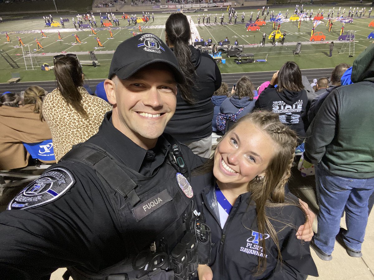 Obligatory home game halftime selfie!! Go Titans! <a href="/plsdanceteam/">Papillion-La Vista South Dance Team</a>