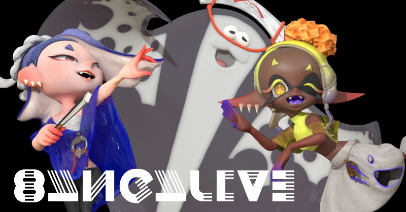 SplatoonJP's tweet photo. 「Nintendo Live 2022」会場の東京ビッグサイトで行われる音楽ライブは、この後18時からライブ配信が始まるぞ！
「スプラトゥーン3 バンカライブ」は18時30���頃からを予定しているので、ぜひご覧いただきたい。
