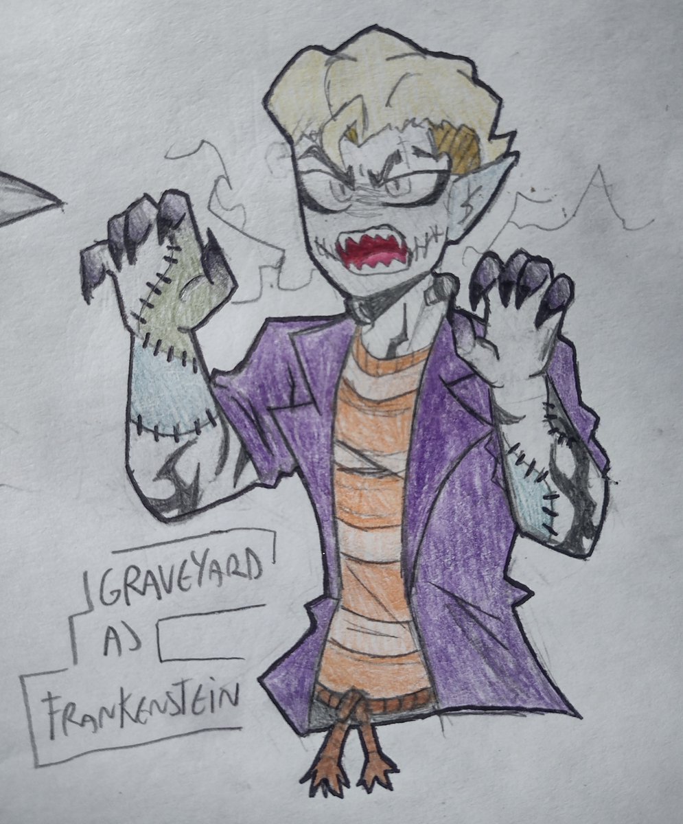 Drift_simp's tweet photo. Día 7
🤍💜~Graveyard Drift as Frankenstein~💚🖤
#graveyarddrift #graveyarddriftfortnite #fortniteart #fortnitedrift #fortniteparadise #fortnitechapter3season4 #FortniteArt #frankestein #hallowencostume #traditionalart https://t.co/IOA7Adh9wO