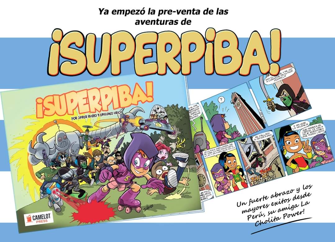 MEDcomicsPeru's tweet photo. La cholita power en la edición exclusiva de Superpiba,heroína Argentina! https://t.co/6ATMDTds3h