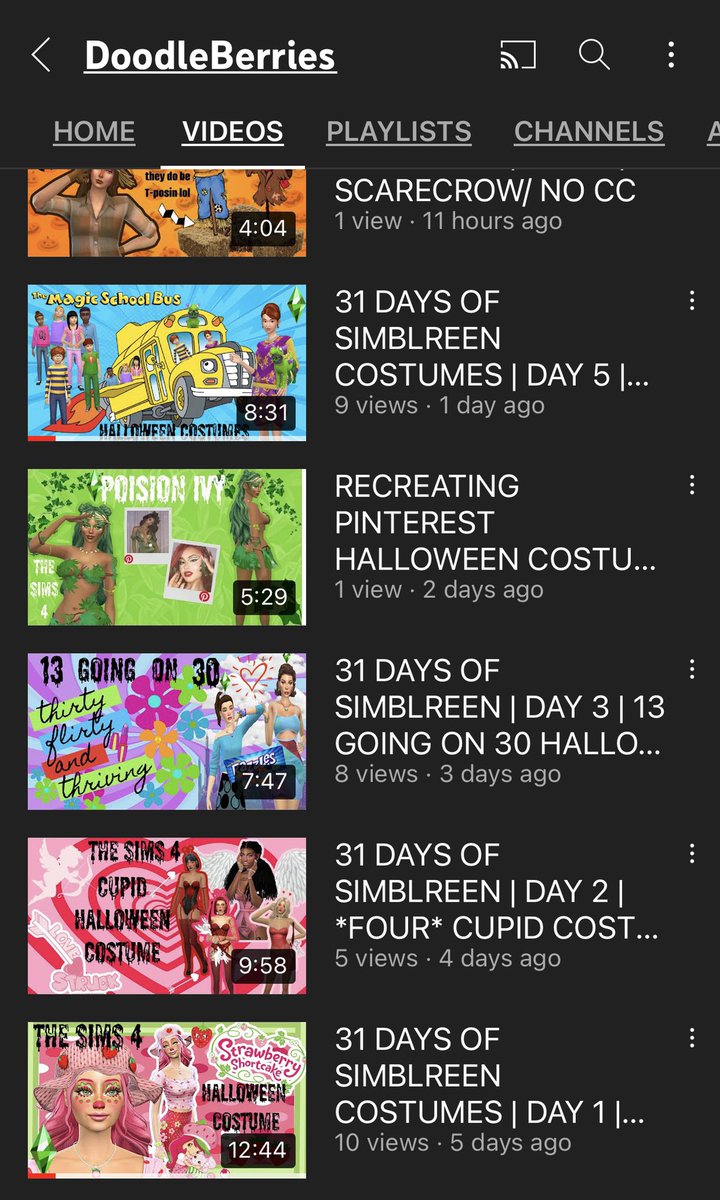 hello everyone!!! every single day of October i’m posting a halloween costume on my channel for ur simmiess 🤍 there’s gonna be single costumes, couple costumes, kid/toddler costumes! all of it. id love for you to check it out!! there might be a giveaway too😏 link in bio #Sims4