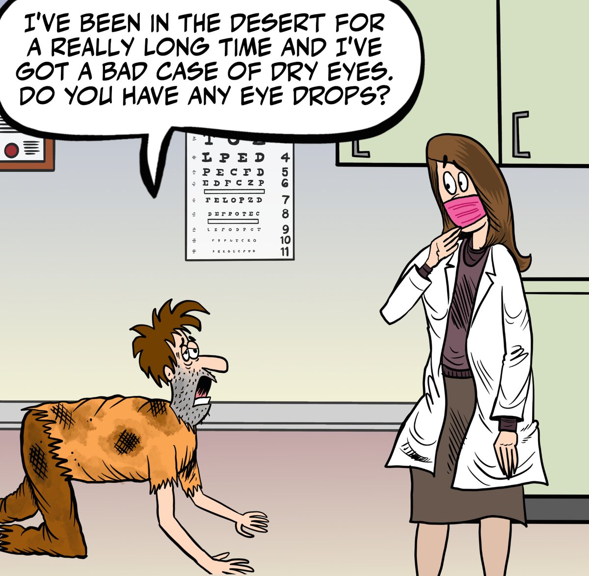 OptometryTimes's tweet photo. Check out this week's Optic Relief!

See more: https://t.co/hoaLzoaInV

#Optometry #DryEye #Cartoon #Comic #OpticRelief https://t.co/uOE5LATwUb