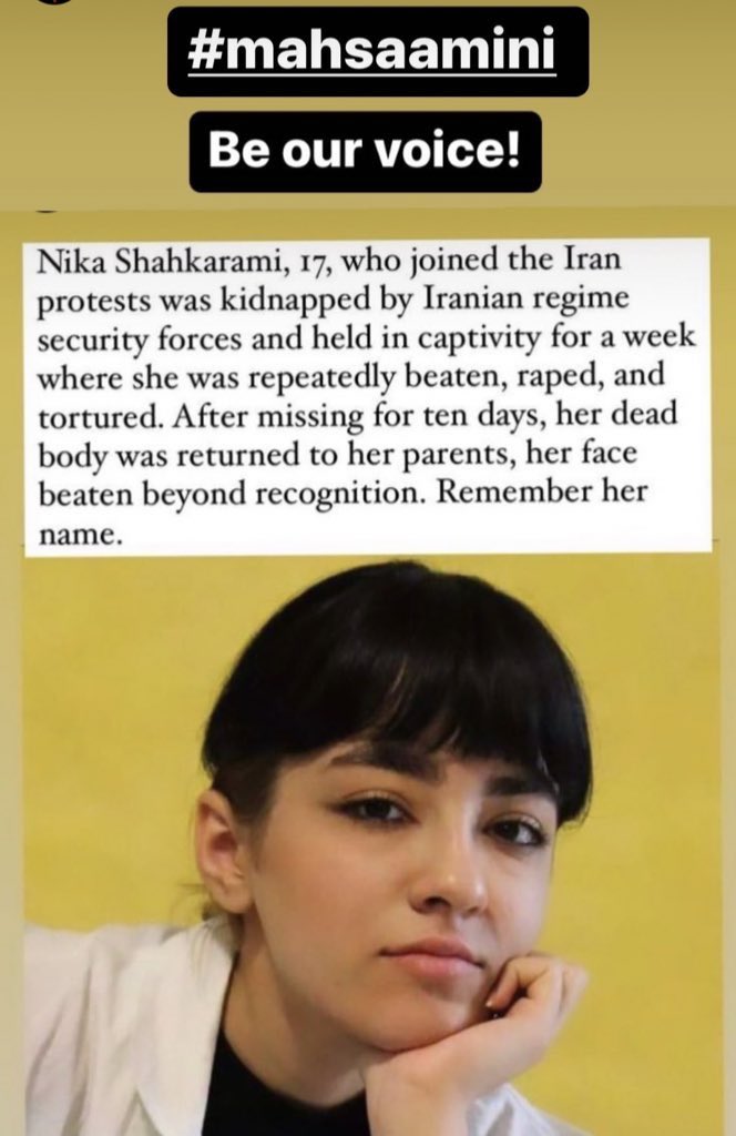 Naz75624380's tweet photo. #MahsaAmini #OpIran https://t.co/Lm7X9XCSW1