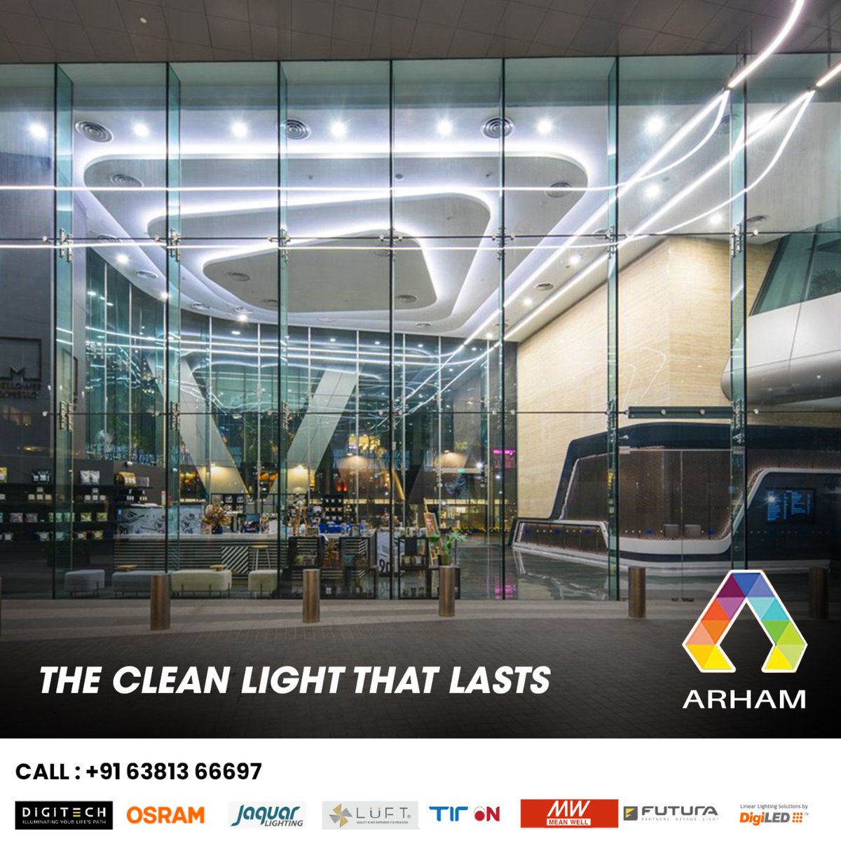 ArhamCoimbatore's tweet photo. Perfect lights for modern interior!

Lighting beyond Eternity!.

Contact us @ +91 6381366697

Email : arham.cbe@gmail.com

#Arham;#coimbatore; #ledlights; #decorativelights; #interiorfilms; #wallcoverings; #linearlighting; #stretchceiling; https://t.co/N2nrrJAb9g