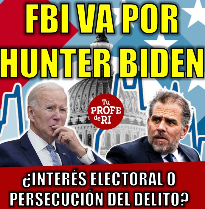 Jjlopez_almejo's tweet photo. 🔴 #FBI va por Hunter BIDEN:

✍️ #TheWashingtonPost "agentes sostienen que hay evidencia de delitos y fiscales y compra de armas para llevarlo a juicio".
✍️ Las elecciones intermedias se acercan. 
✍️ ¿Persecución del delito o interés electoral? 
👇
https://t.co/3CLX8DCoyu https://t.co/5sew3ueOz2