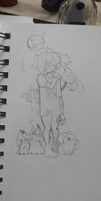 Pencil sketch of my #gymsona :) 