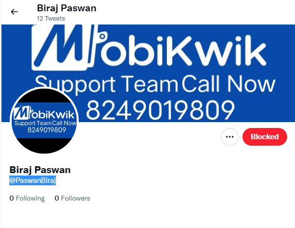 MobiKwik Support tweet media