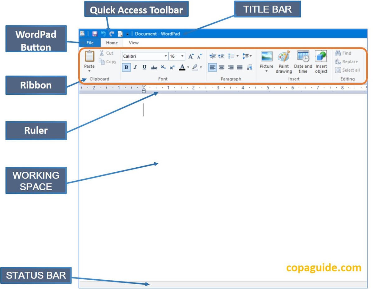 copaguide's tweet image. Using WordPad in Windows
वर्डपेड का उपयोग
copaguide.com/2021/03/how-to…
#iticopa #computernotes #learncomputers #windows #wordpad