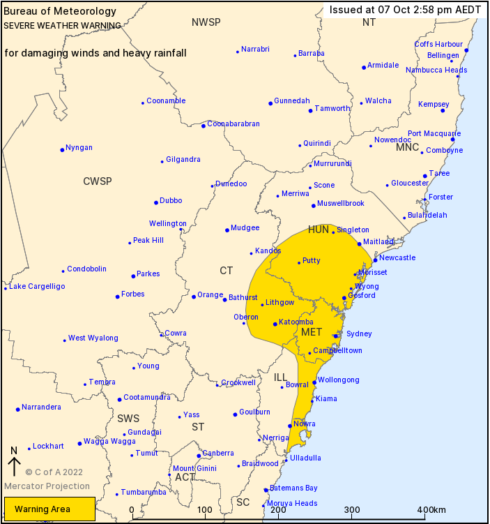 Ausgrid on Twitter "BOM_NSW have issued a Severe Weather Warning for