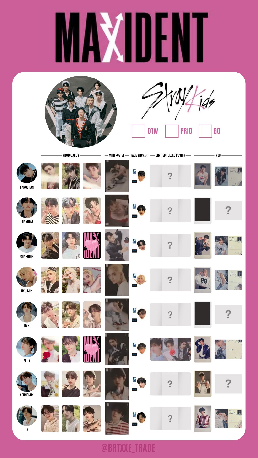 straykids MAXIDENT 未開封 Stray Kids - MAXIDENT : Mini Album 韓国盤 CD 公式 アルバム