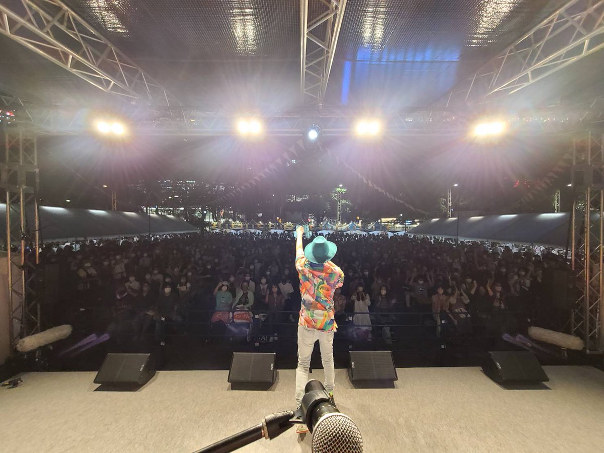 SEAMOjyukucho's tweet photo. 先週の「ZIP AUTUMN STATION from 秋酒祭」TAKAOからのショット。 いい写真！   #zip29 #zipfm #エンジョイフル https://t.co/lMDIDLntb3