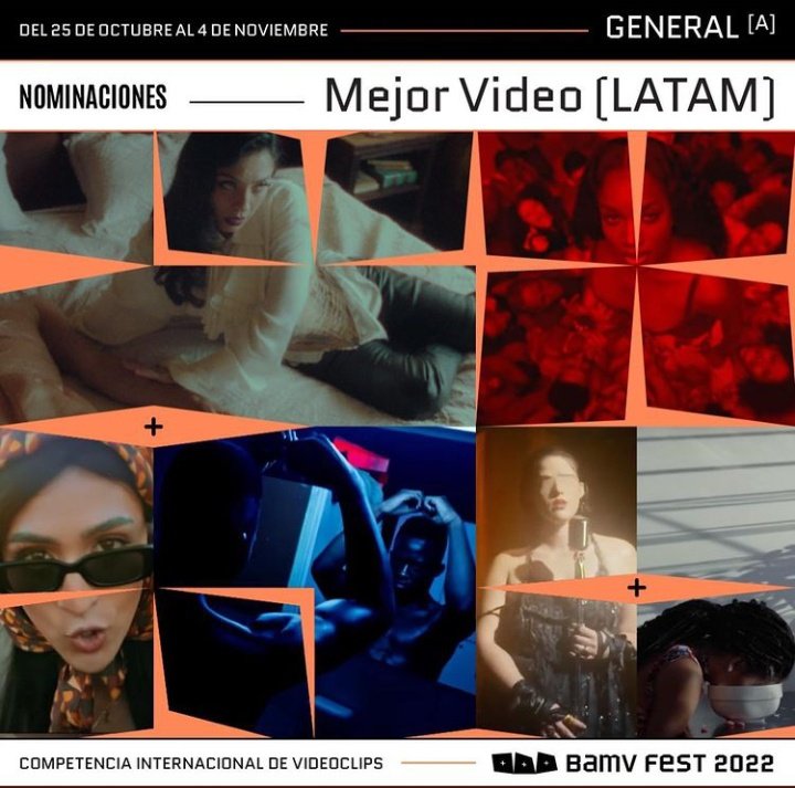 LaferteCharts's tweet photo. .@monlaferte & @camigrandi fueron nominadas a los premios “Buenos Aires Music Video Festival 2022” #BAMVFest por el video de “Aunque Te Mueras Por Volver” en la categoría “Mejor Video (LATAM)” https://t.co/nVC3FUhIuj