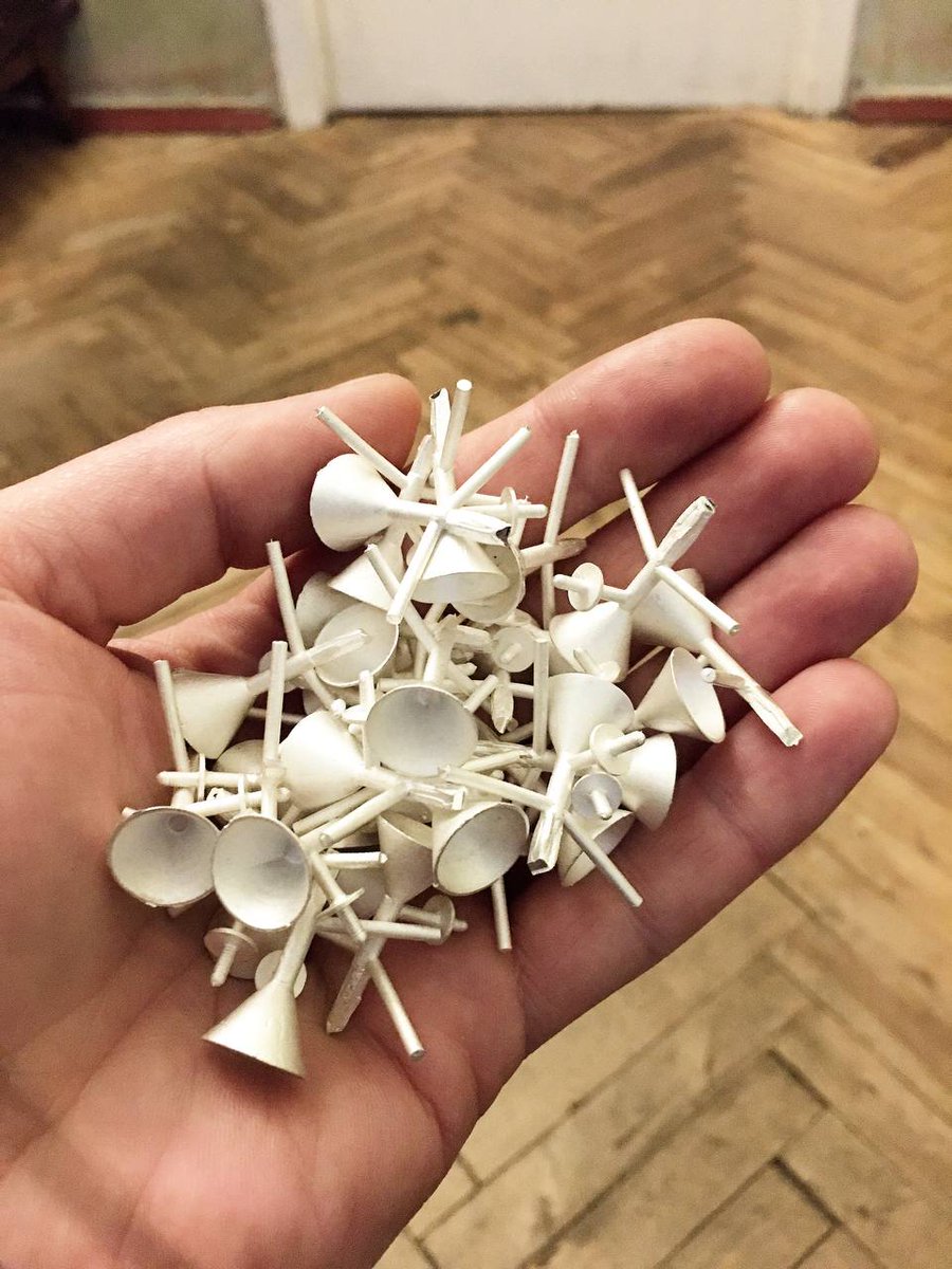 UApavilion's tweet photo. As of now, a limited edition of silver funnels is ready to become a memorable souvenir from the 59th Venice Biennale. Please DM us if you really want one. https://t.co/889WOyJygg