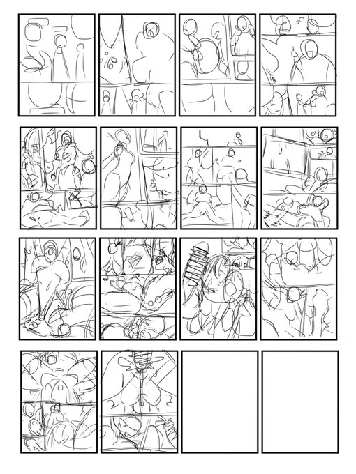 超絶大雑把なネームが出来た!
これから下書きを描く!!!! 