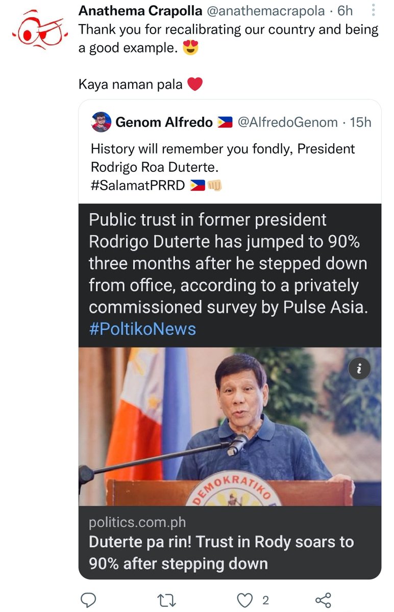 CoyKrunch's tweet photo. @svt_naekko @anathemacrapola @manilabulletin Kaya naman pala.. Eh below sea level ang standards nya eh. https://t.co/PSNE3cxUHv