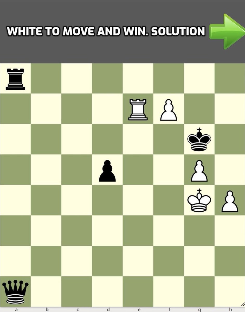 Chesstacticcha1's tweet photo. White to play and mate in 2 moves!
Difficulty: middle
#chss #chessnotcheckers #scacchi #echecs #games #satranç #chessisfun #board #sjakk #queensgambit #chessboards #chesstraining #tactics #échecs #boardgame #chessboost #chessbooster #lovechess #chessgame #satranc #tablegames https://t.co/vmSeXCEd7s