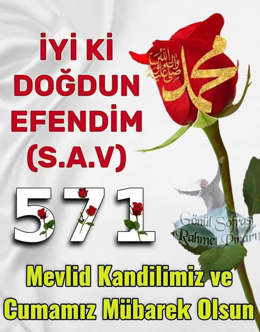 Dilimize düşen, 
Kalbimizden geçen
Bizim bilemediğimiz ama
Bizim için Hayırlı olan ne varsa,
Duâ olup, kabul olur inşaAllah.
Kandiliniz ve Cumanız 
Mübarek olsun 🙏

☀️🌻💕🍀🍁🦋🐞🏵️🌾

#MevlidKandili #HayırlıCumalar