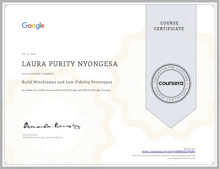Laurapurity001's tweet photo. #Google
#Safaricom
#Microsoft
#Amazon
Completed my one month training on building wireframes and prototypes with figma. My confidence in tech is multiplying. Learning consistently is now becoming part of me https://t.co/62p8SyjbAK