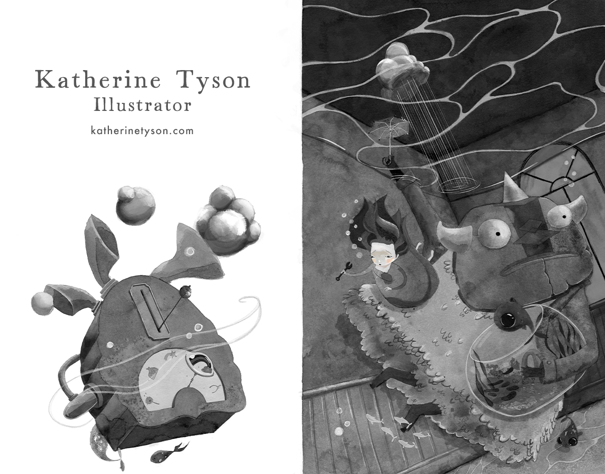 NellieWindmill's tweet photo. Hello, my name is Katherine Tyson and I am an illustrator looking for representation! #kidlitartpostcard https://t.co/LkegbSVlqq