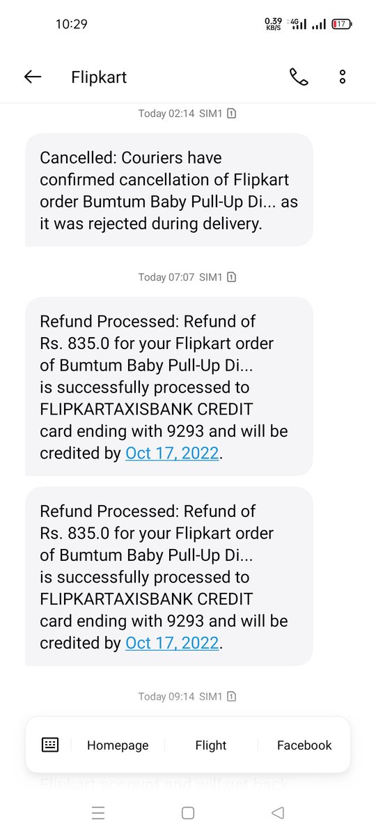 KinjalEditor's tweet photo. Bhaiya @Flipkart @flipkartsupport valobin kisi suchna ke, raat ke 2 baje 10 din purana prepaid order cancel kar dete ho, jab prodect dene ki aukad na ho to #bigbilliondays na chalaya karo. Ye #BIGBILLIONDAYSCAM hai kya? Kam se kam apne prime customer ke saath aisa mat karo. https://t.co/j5FCfPeyap