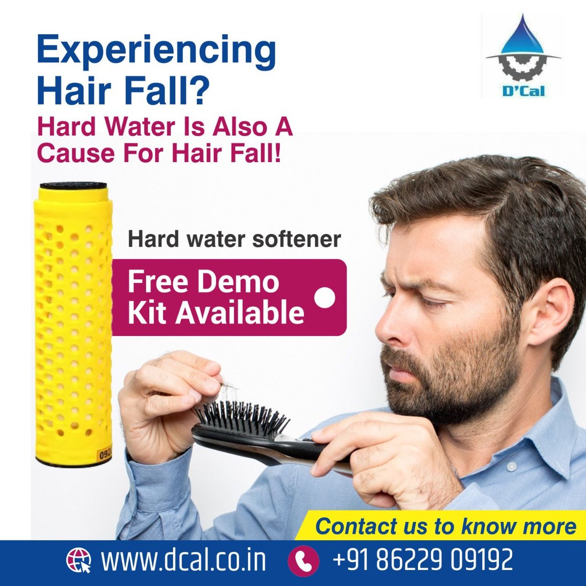 DCalwatersoften's tweet photo. Experiencing hair fall? Hard water is also a cause for hair fall!
https://t.co/oaY2XEyhK7
Call - +91 8622909192
Product link- https://t.co/oAq7X66Qsw
#watersoftener #watertreatment #waterfiltration #cleanwater #waterfilter #water #hardwater #softwater #waterpurification https://t.co/9HDkbWFVVX