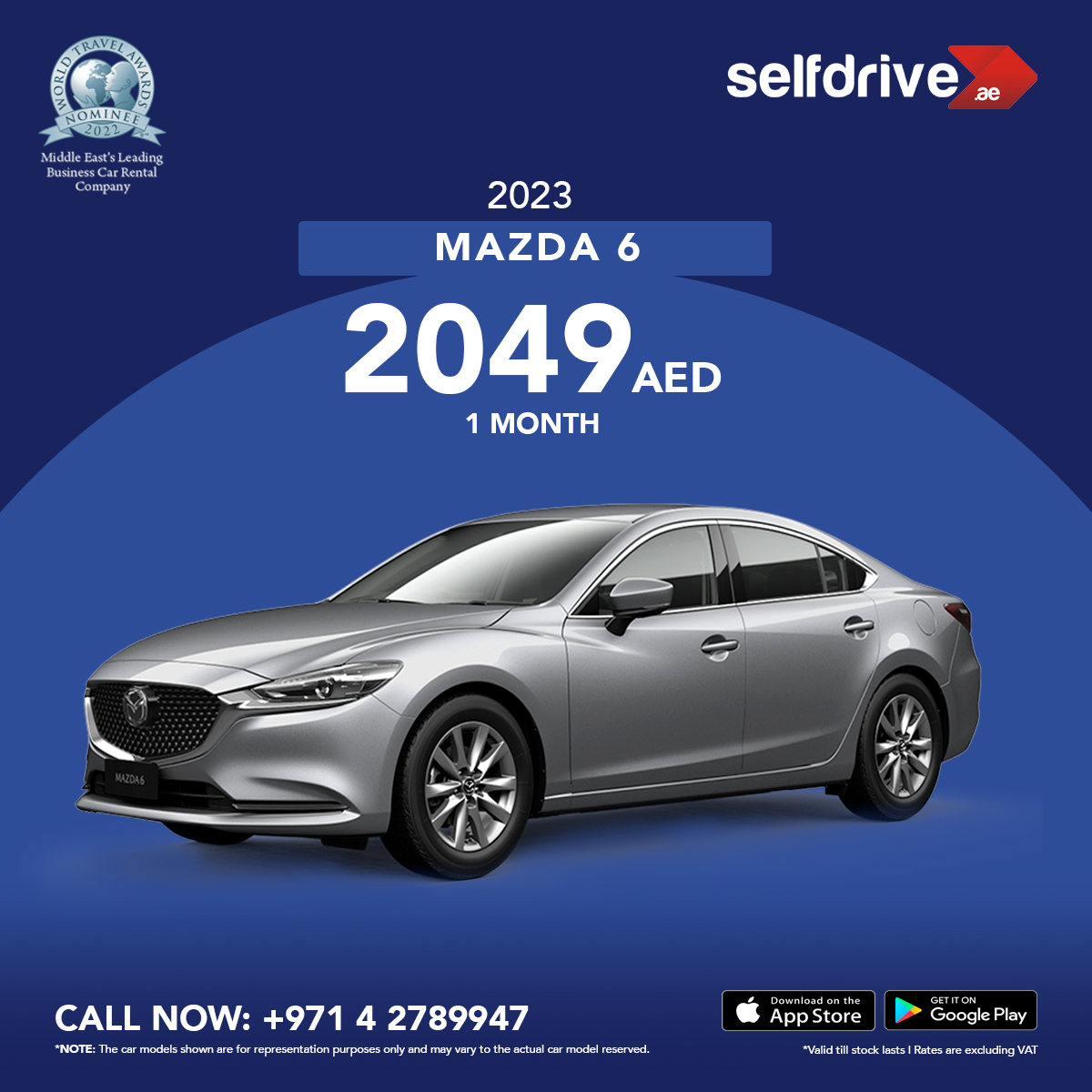 SelfDriveUae's tweet photo. Price Drop !! Brand New Mazda 6 2023π£. Hurry Up!! Book Now!!
Call: +971 4 2789947 (9am-6pm)
Web: https://t.co/TMdgDBegoW
To Download the App - https://t.co/kAcWt0d42D
#Mazda6 #Mazda #carrentals #Dubai #Abudhabi #Sharjah #UAE #selfdrivecars #microlease #mydubai https://t.co/iJhJOe1iBi